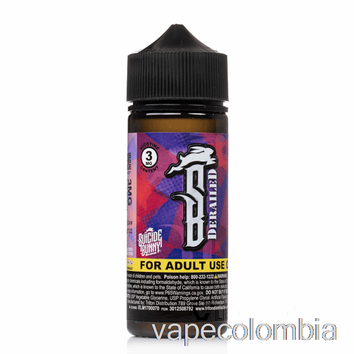 Vape Recargable Derailed - Conejito Suicida - 120ml 0mg